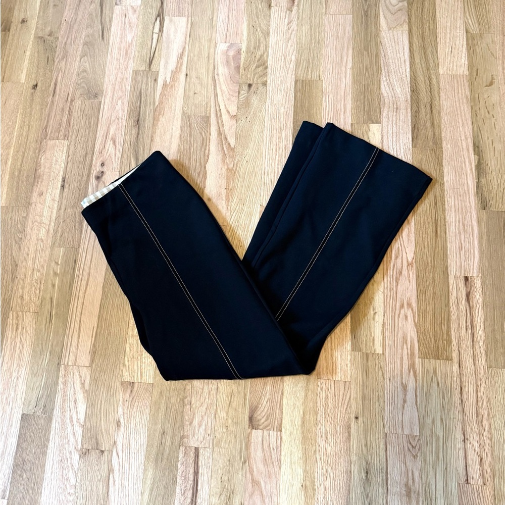 Anthropologie The Essential Cropped Flare Trousers